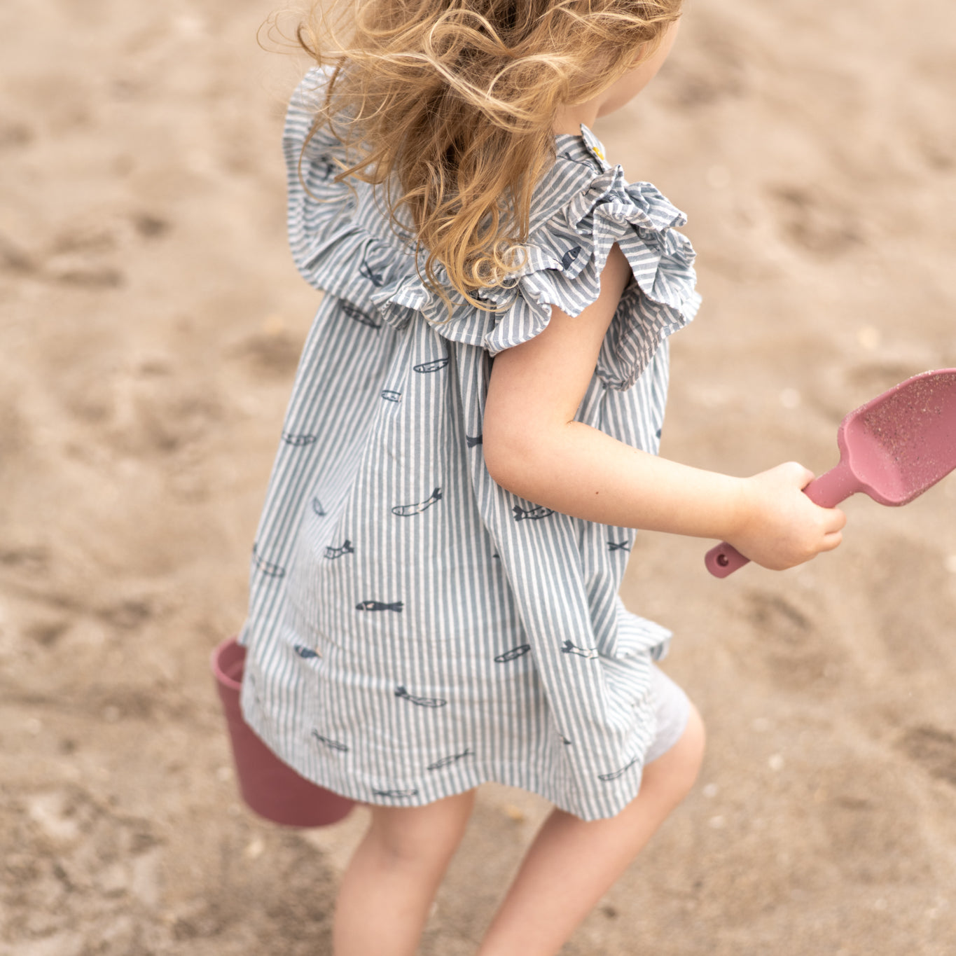 kids seersucker dress petit sardine