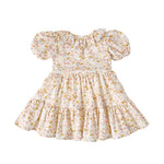 kids tiered dress floret