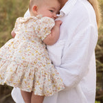 kids tiered dress floret