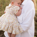 kids tiered dress floret