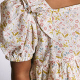 kids tiered dress floret