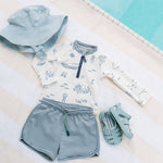 swim rash guard & short life aquatic
