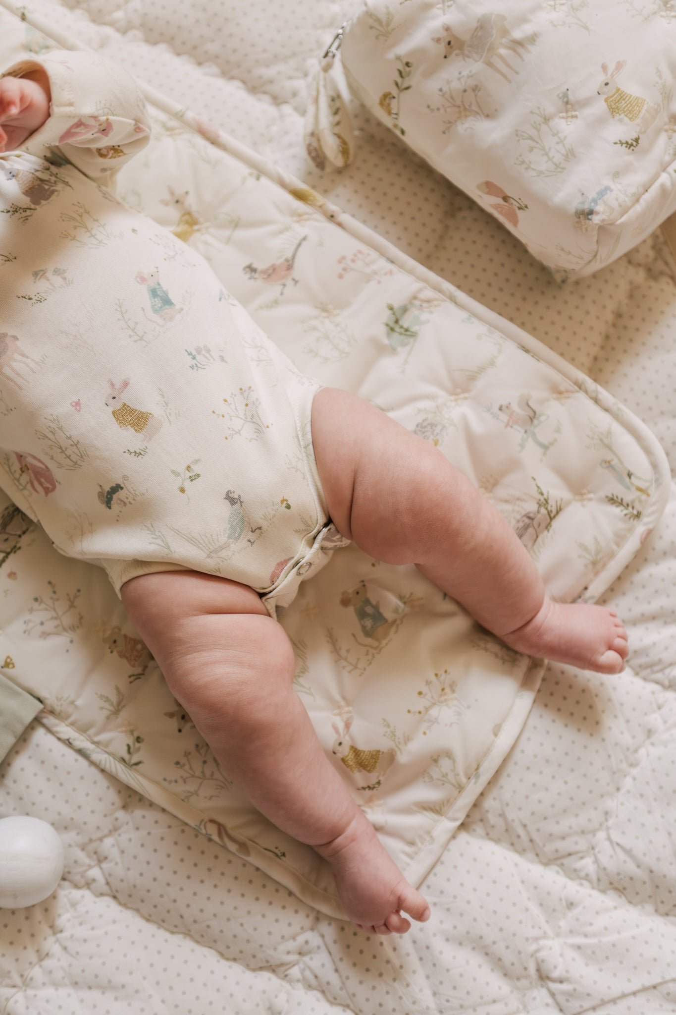 on the go portable changing pad forest fable