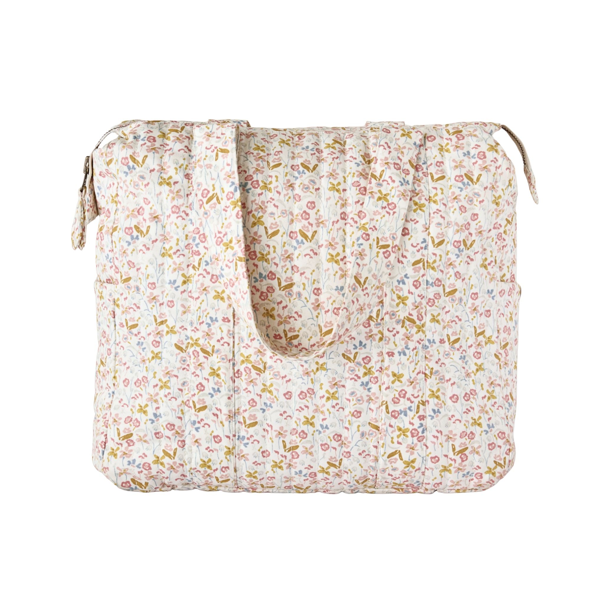 convertible diaper bag floret in pinks pattern