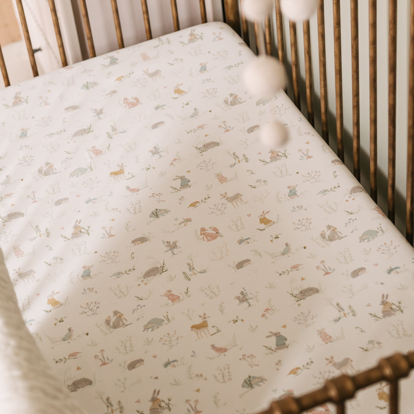 crib sheet forest fable