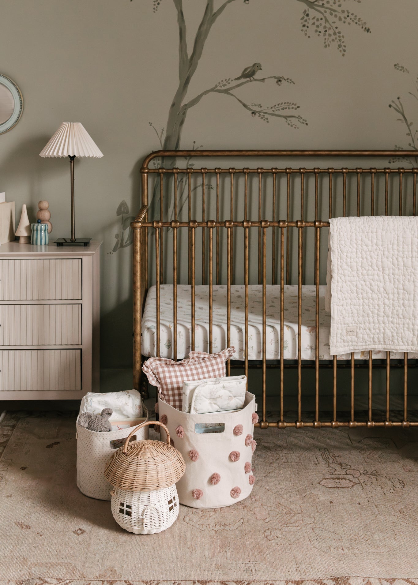 crib sheet forest fable