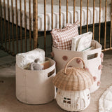 pom basket bin rose pink