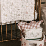 pom basket bin rose pink