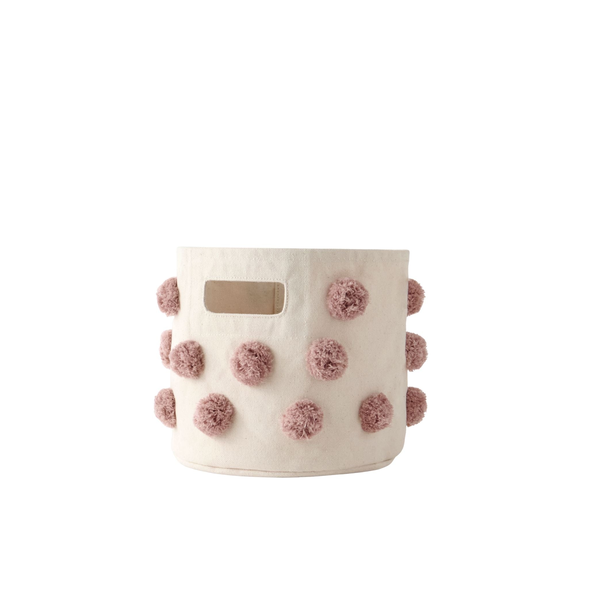 pom basket mini rose pink in pinks pattern