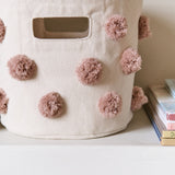 pom basket mini rose pink