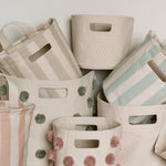 pom basket mini rose pink
