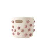 pom basket pint rose pink in pinks pattern