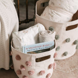 pom basket pint rose pink