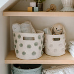 pom basket pint sage
