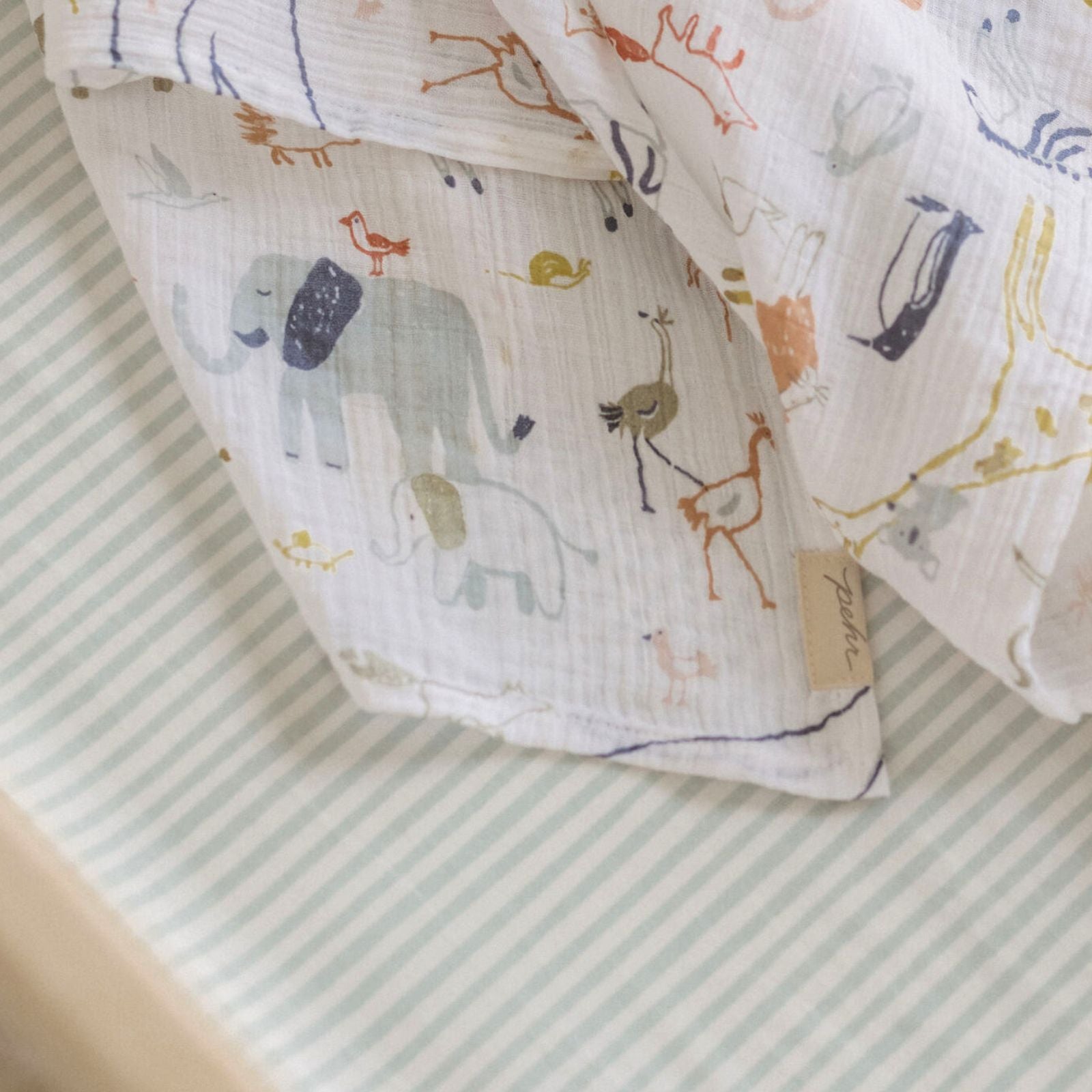Rusrdm-Striped Crib Sheet-Stripes Away Sea-2